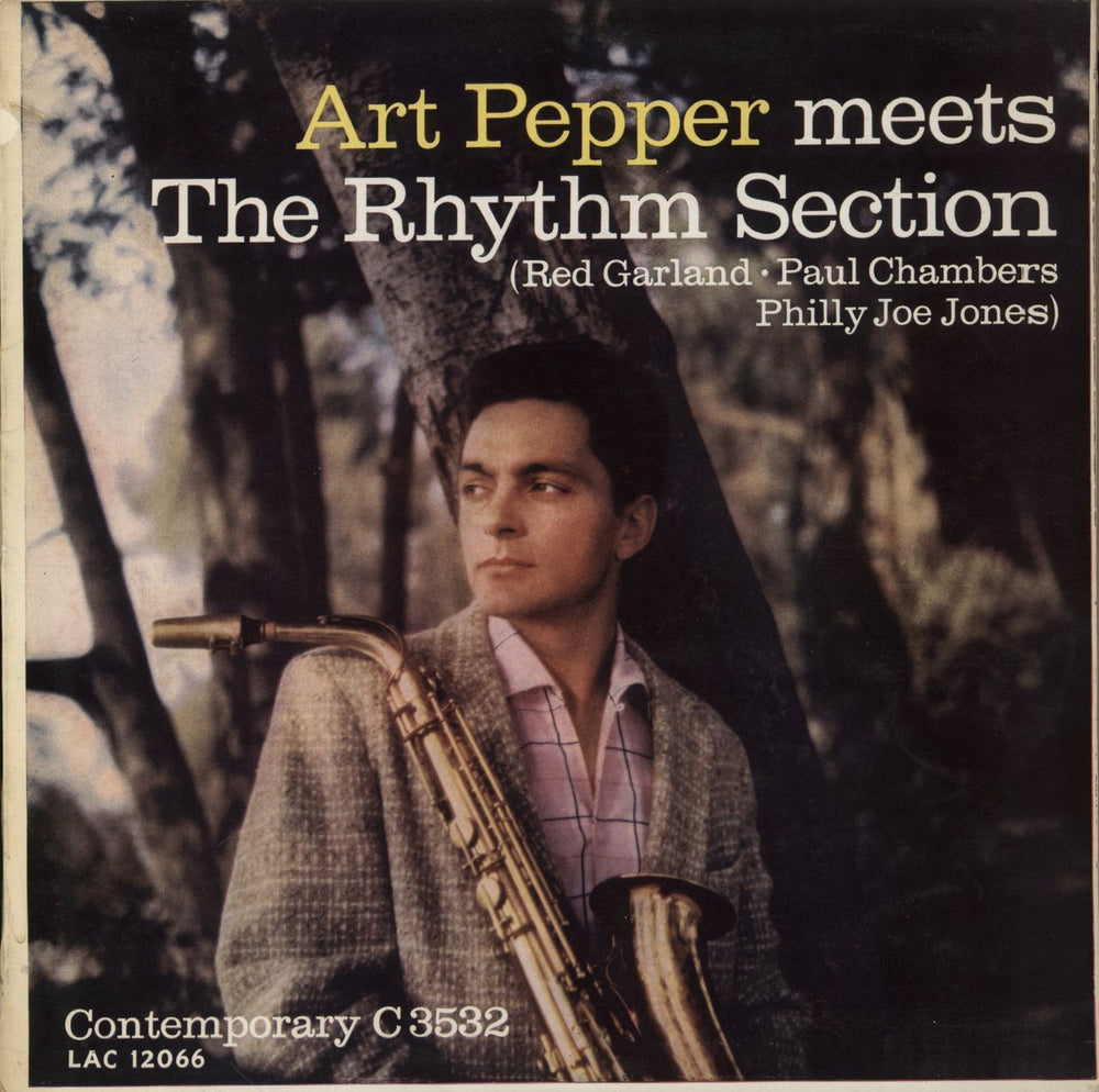 Art Pepper Meets The Rhythm Section - VG UK vinyl LP album (LP record) LAC12066