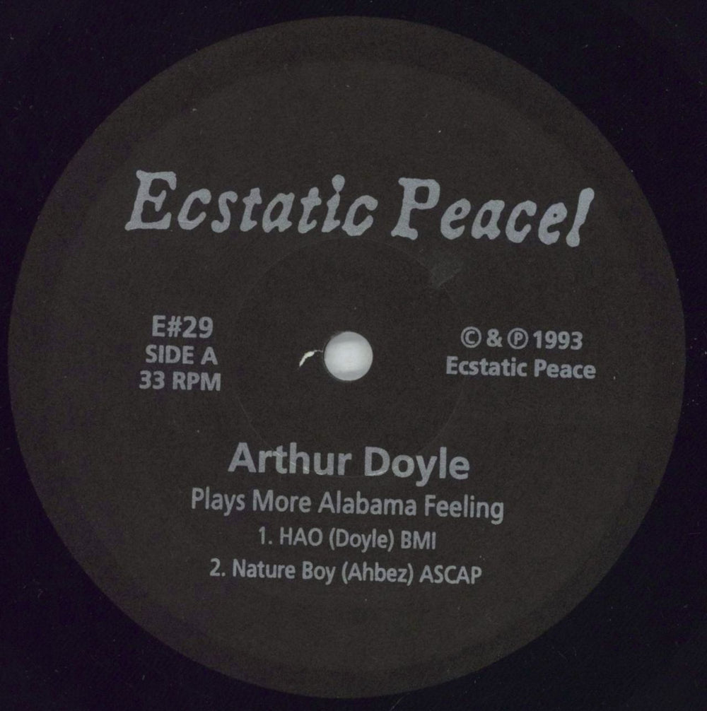 Arthur Doyle Plays More Alabama Feeling - shrink US vinyl LP album (LP record) Q1TLPPL850788