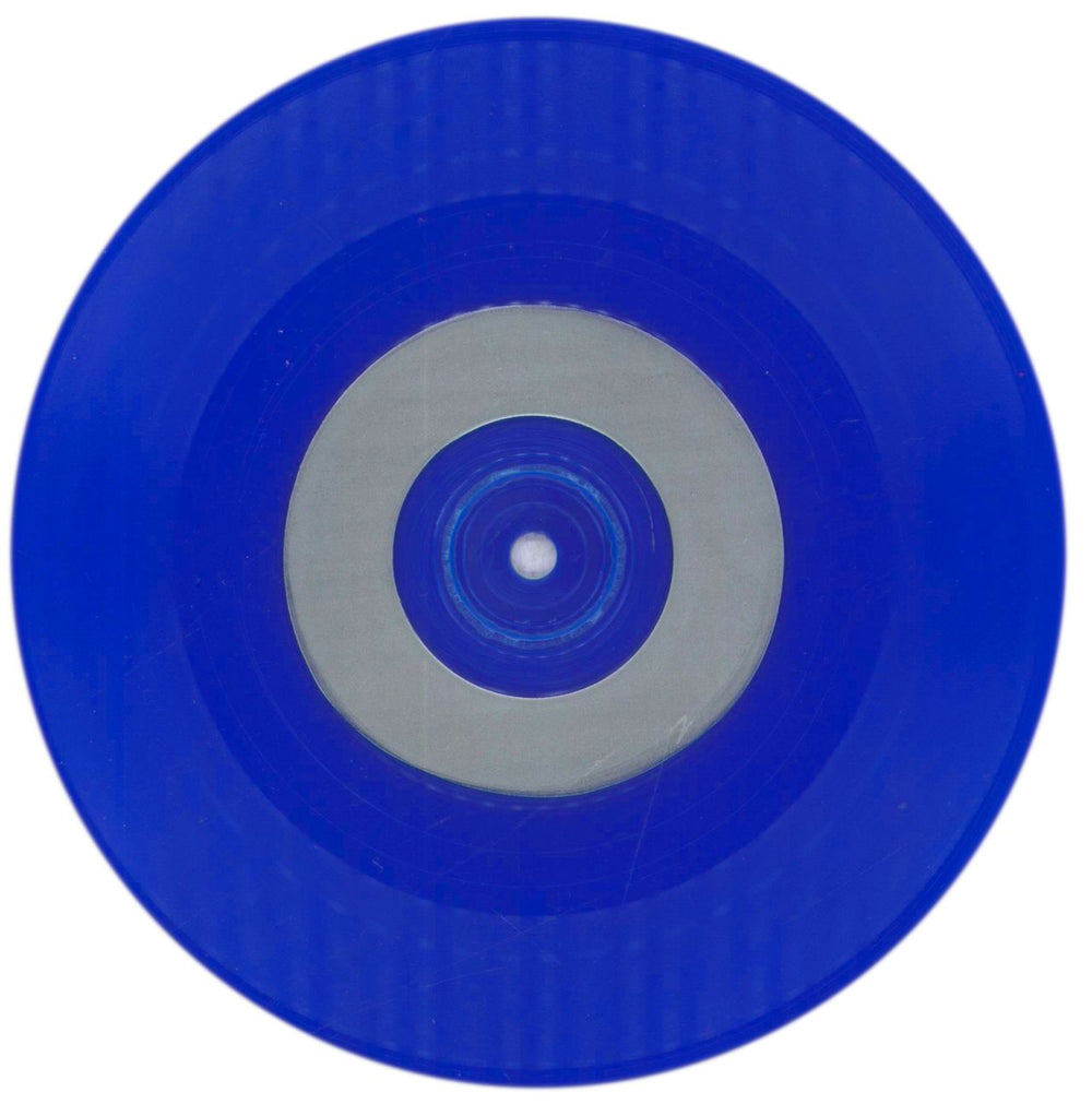 Ash Angel Interceptor - Blue Vinyl Test Pressing UK 7" vinyl single (7 inch record / 45) A-S07AN61105