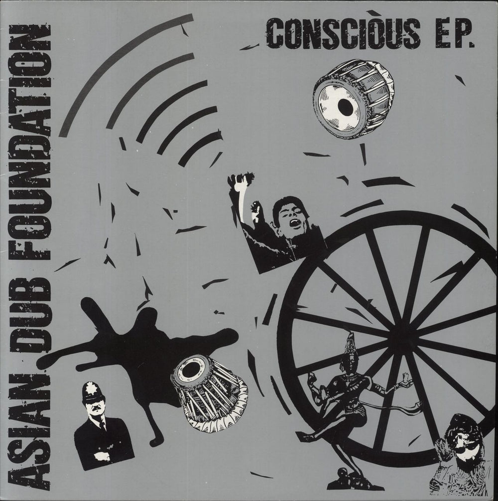 Asian Dub Foundation Conscious EP UK 12" vinyl single (12 inch record / Maxi-single) NR42T
