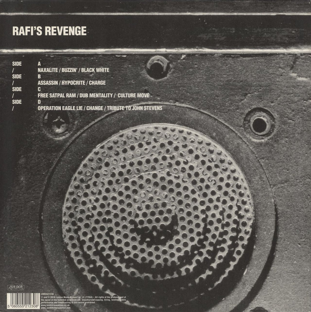 Asian Dub Foundation Rafi's Revenge - White Vinyl UK 2-LP vinyl record set (Double LP Album) 5060555212308