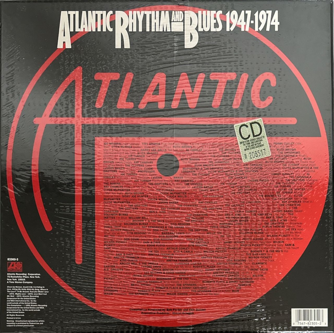 Atlantic Records Atlantic Rhythm And Blues 1947-1974 - Sealed US Cd al —  RareVinyl.com