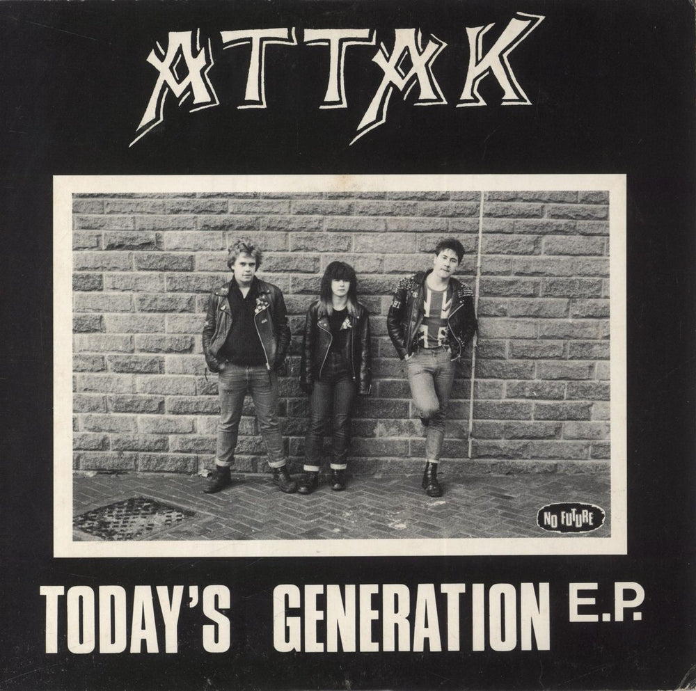 Attak Today's Generation E.P. UK 7" vinyl single (7 inch record / 45) OI7