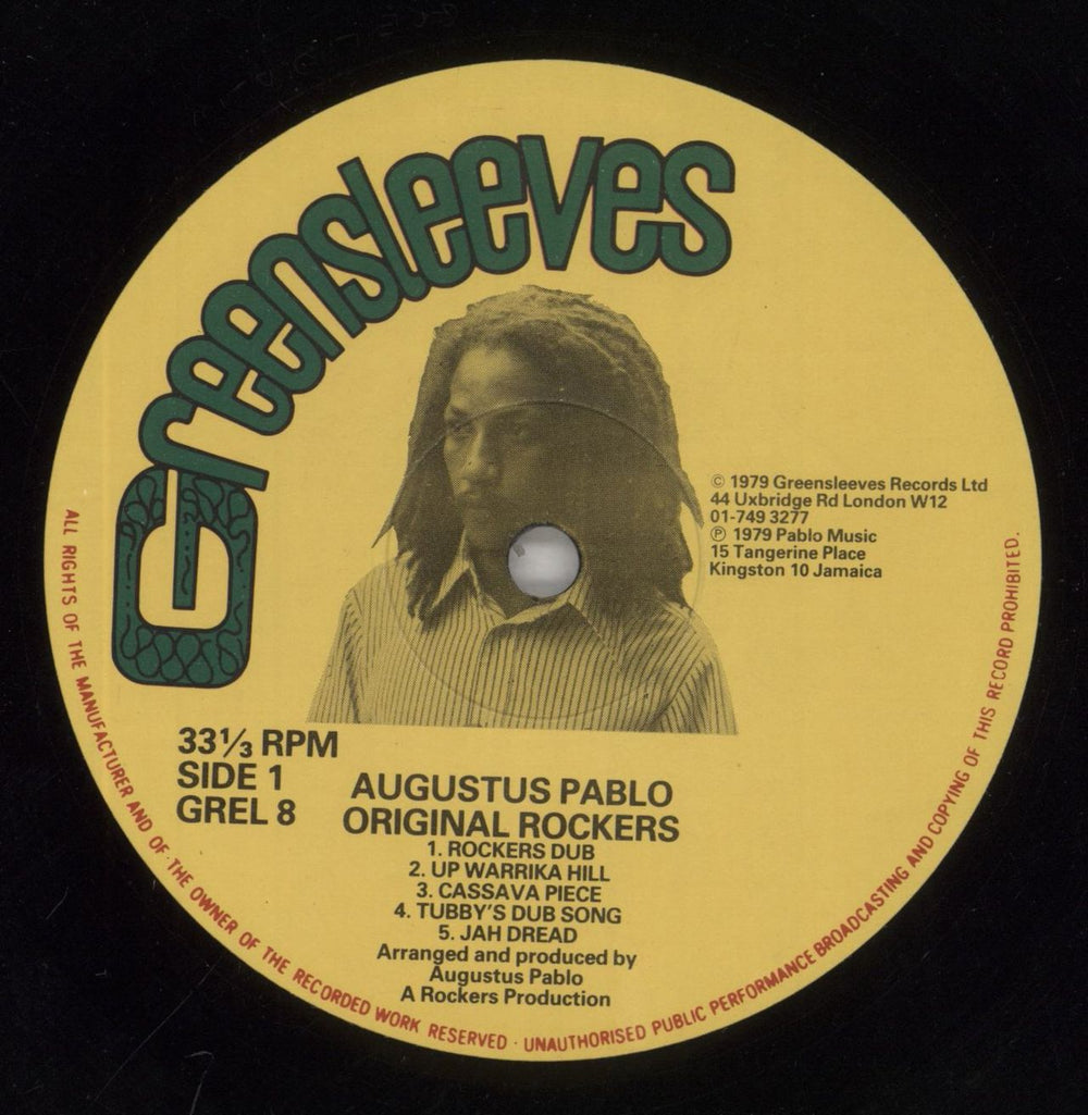 Augustus Pablo Original Rockers UK vinyl LP album (LP record) AUSLPOR444133