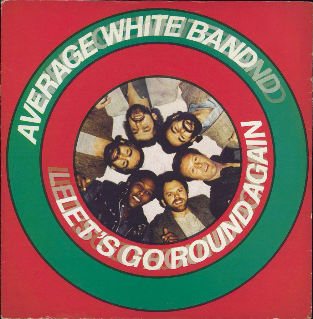 Average White Band Let's Go Round Again - 4prong + Sleeve UK 7" vinyl single (7 inch record / 45) AWB1