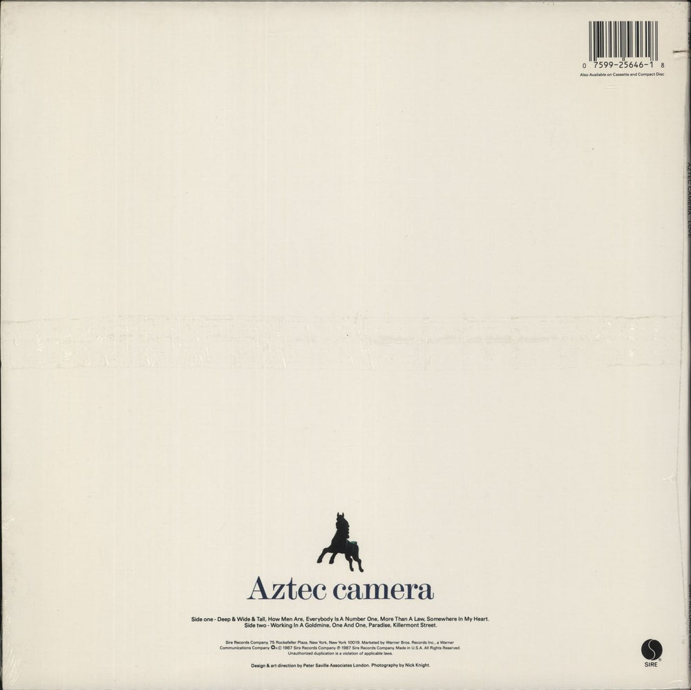 Aztec Camera Love - Sealed US vinyl LP album (LP record) AZTLPLO863708