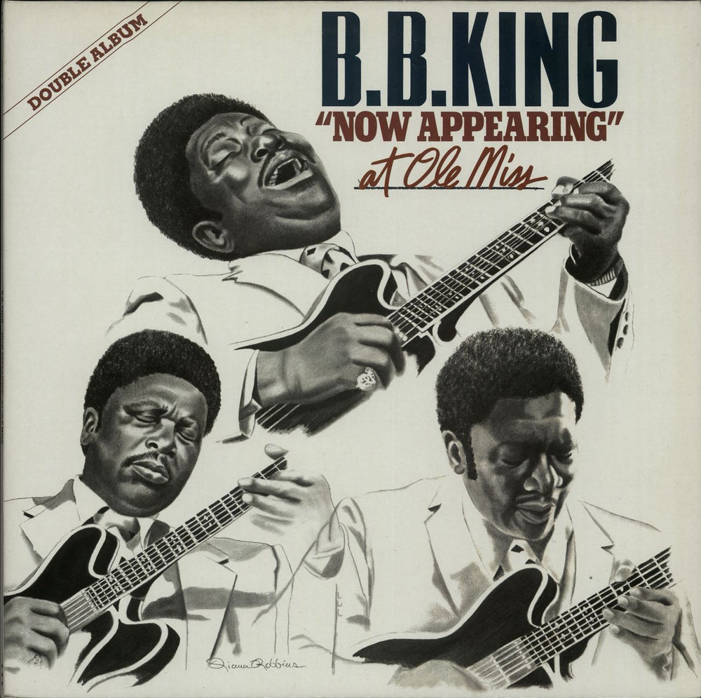 B B King B.B. King "Now Appearing" At Ole Miss UK 2-LP vinyl record set (Double LP Album) MCLD601