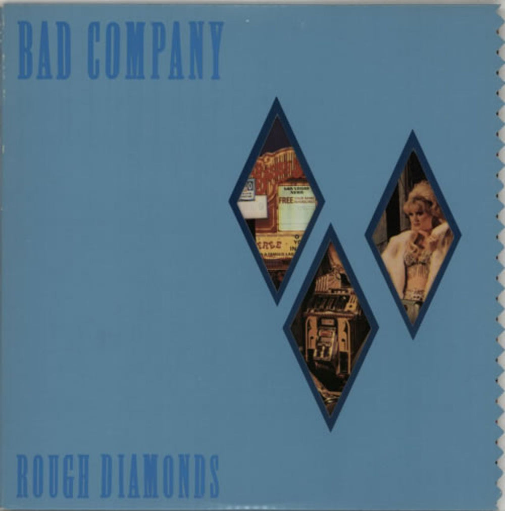 Bad Company Rough Diamonds Canadian vinyl LP album (LP record) 90001-1