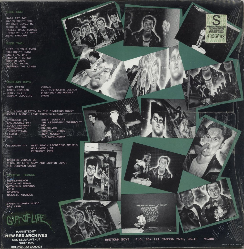 Badtown Boys Badtown Boys US vinyl LP album (LP record)