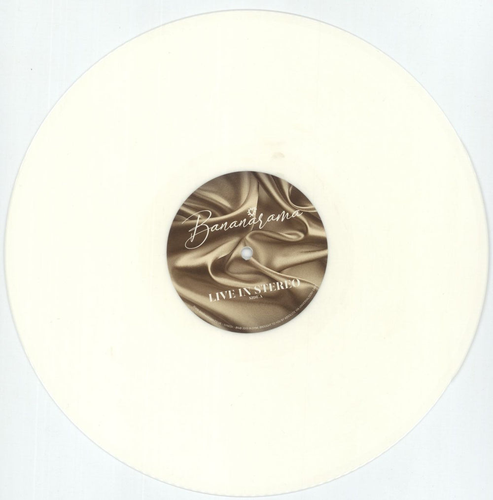 Bananarama Live In Stereo - White Vinyl - Autographed UK vinyl LP album (LP record) BANLPLI880970
