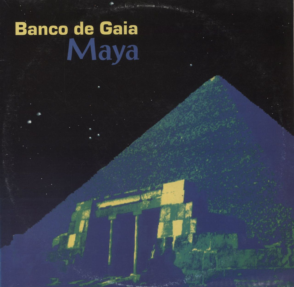 Banco De Gaia Maya UK 3-LP vinyl record set (Triple LP Album) BARKLP003