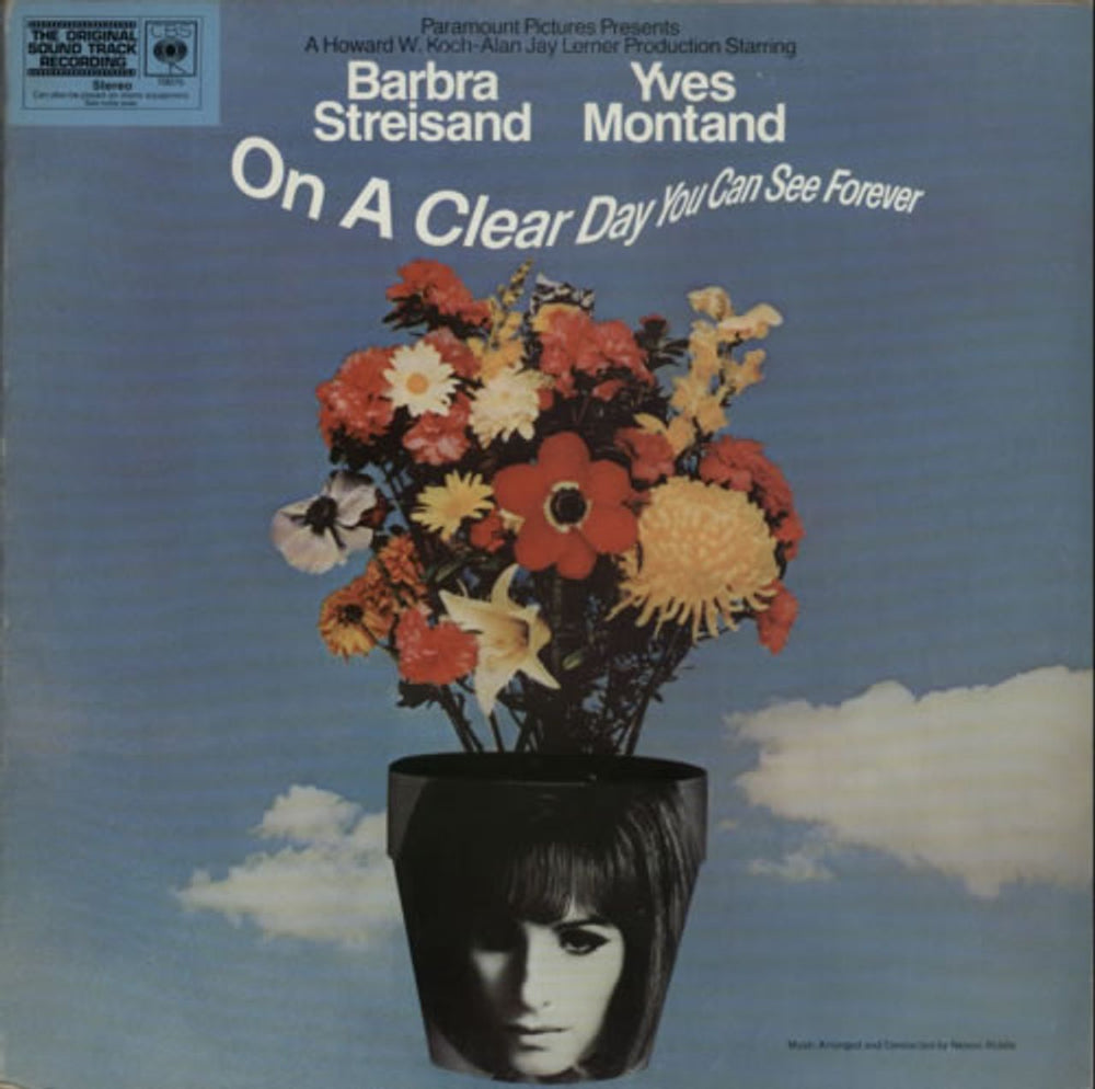 Barbra Streisand On A Clear Day You Can See Forever UK vinyl LP album (LP record) 70075