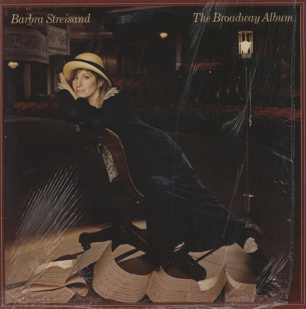Barbra Streisand The Broadway Album - Shrink UK vinyl LP album (LP record) CBS86322