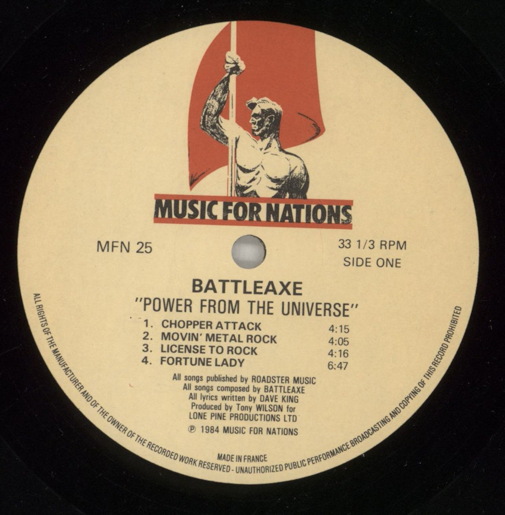 Battleaxe Power From The Universe UK vinyl LP album (LP record) D-8LPPO674328