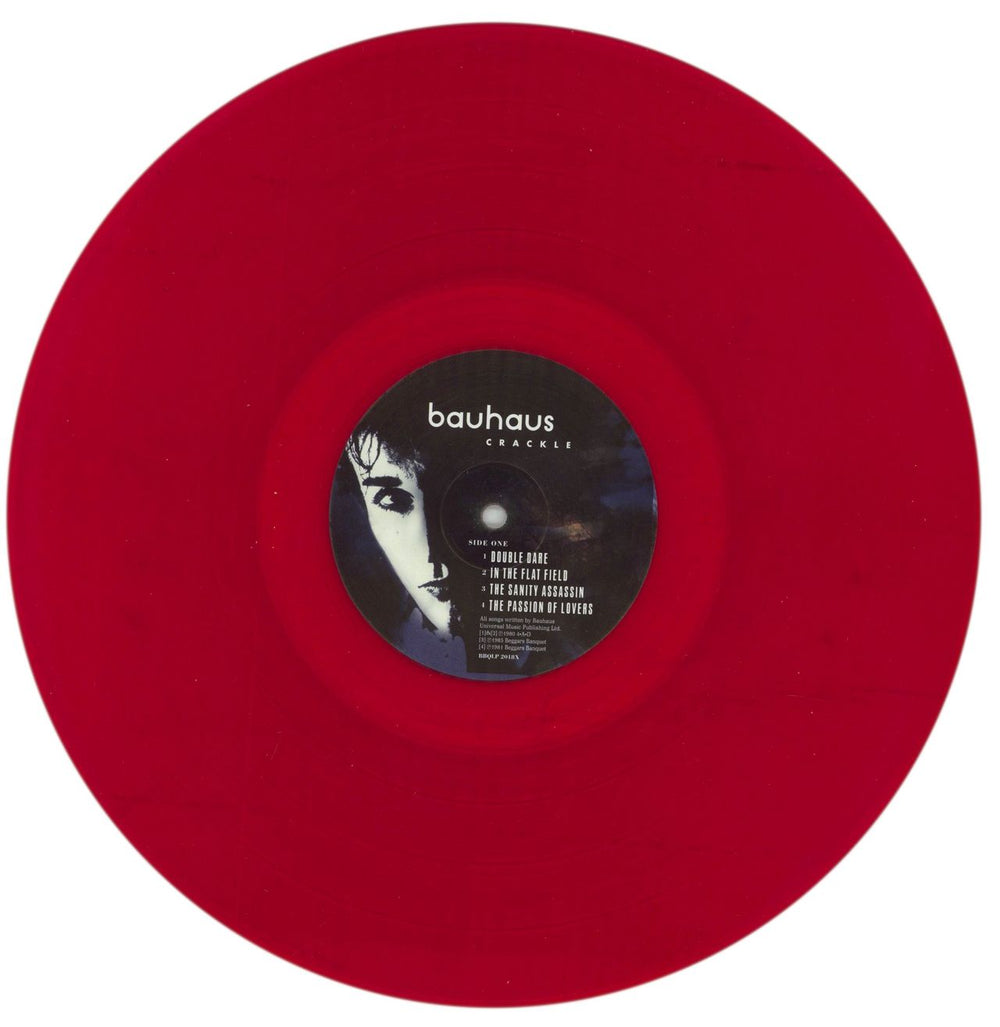 Bauhaus Best Of Bauhaus - Crackle - Red Vinyl UK 2-LP vinyl record set (Double LP Album) BAU2LBE860838
