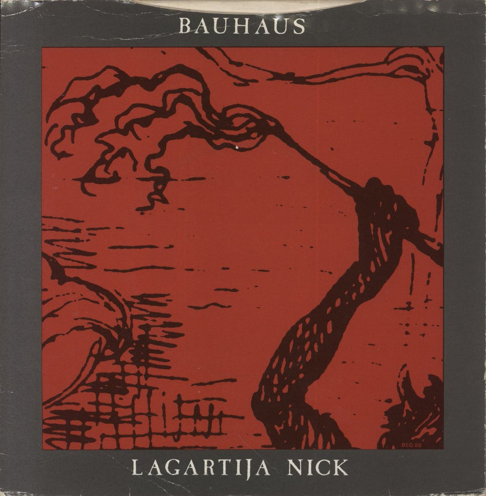 Bauhaus Lagartija Nick UK 7" vinyl single (7 inch record / 45)