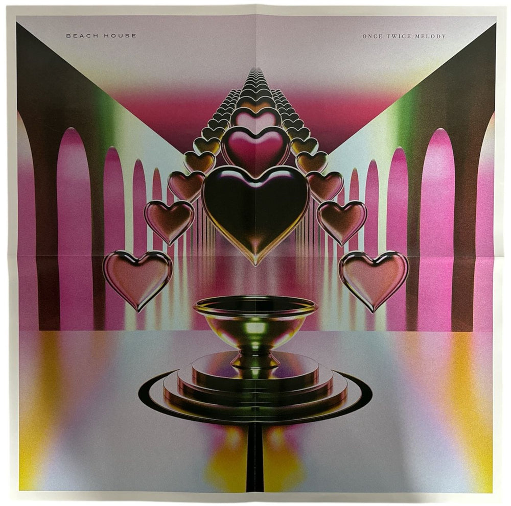 Beach House Once Twice Melody - Clear & Gold Vinyl UK Vinyl Box Set 2022