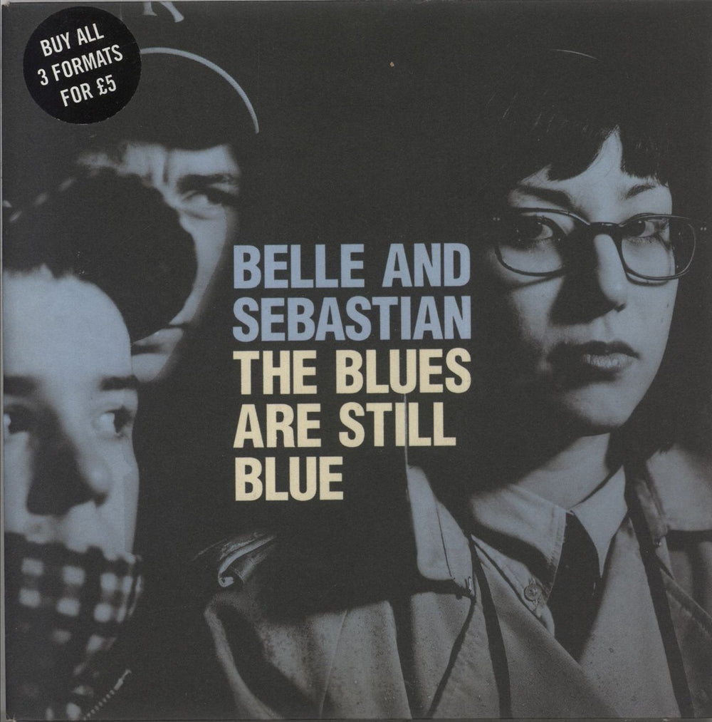 Belle & Sebastian The Blues Are Still Blue - Blue Vinyl - Hype sticker UK 7" vinyl single (7 inch record / 45) RTRADS313