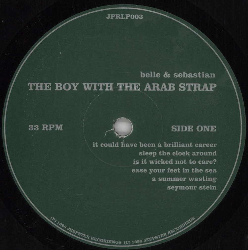 Belle & Sebastian The Boy With The Arab Strap - VG UK vinyl LP album (LP record) B&SLPTH861825