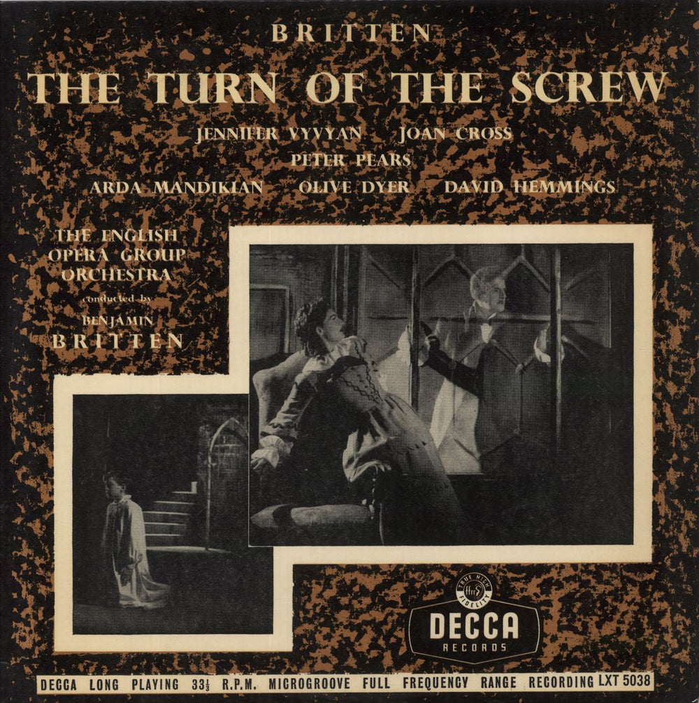 Benjamin Britten Britten: The Turn Of The Screw UK 2-LP vinyl record set (Double LP Album) LXT5038/9