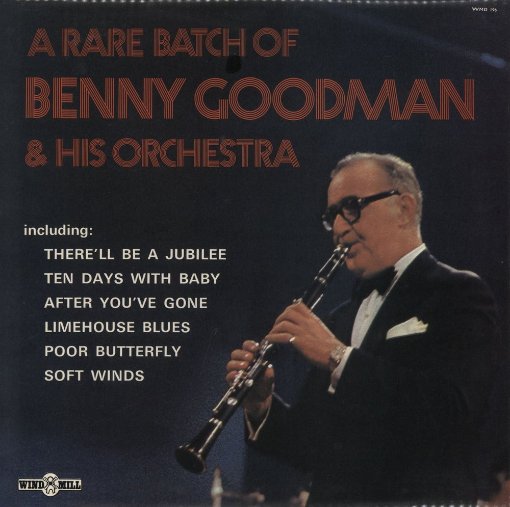 Benny Goodman A Rare Batch Of Benny Goodman UK vinyl LP album (LP record) WMD196