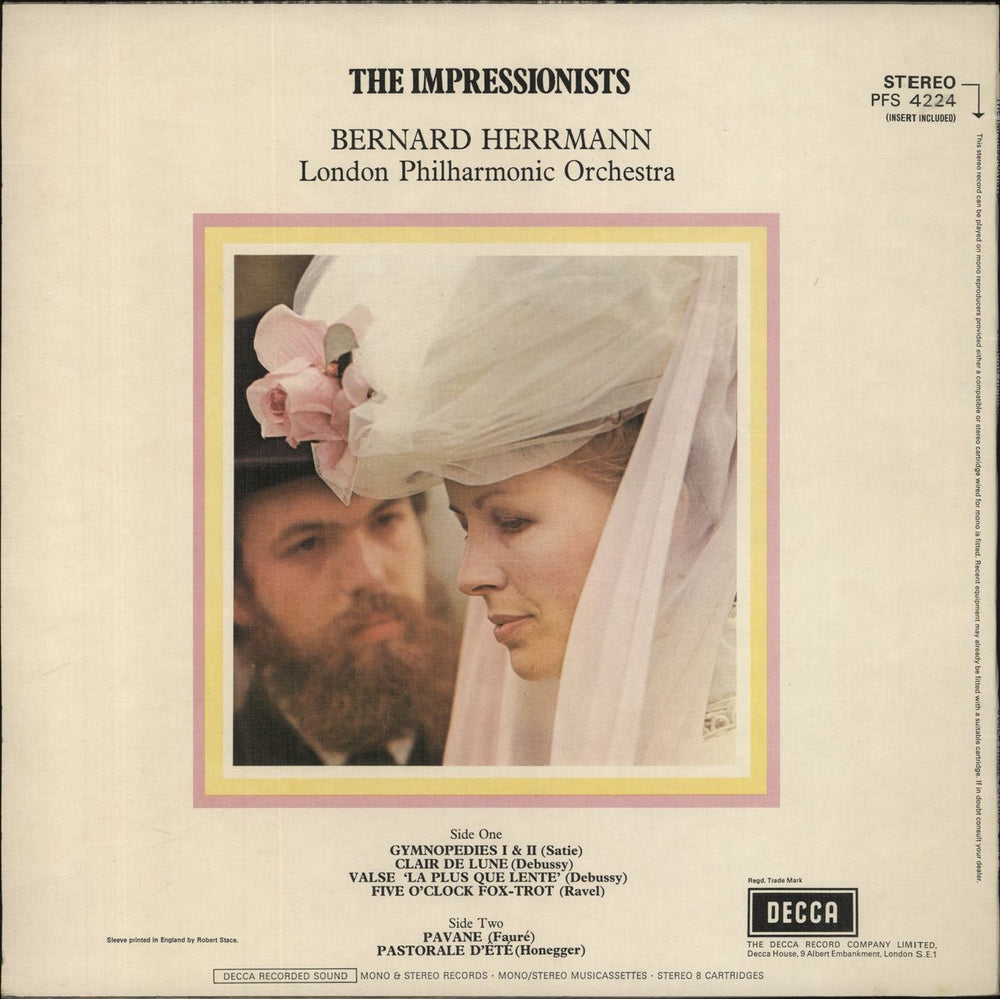 Bernard Herrmann The Impressionists UK vinyl LP album (LP record)