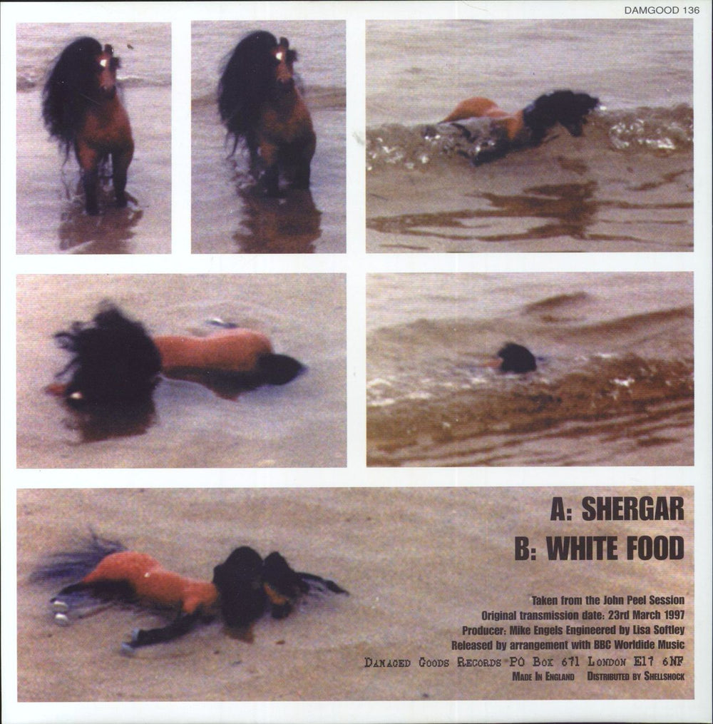 Bette Davis And The Balconettes Shergar UK 7" vinyl single (7 inch record / 45)