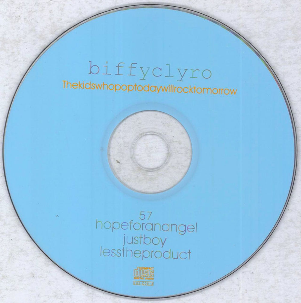 Biffy Clyro Thekidswhopoptodaywillrocktomorrow UK CD single (CD5 / 5") B.YC5TH837156