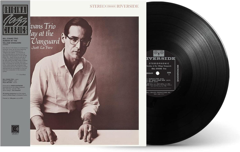 Bill Evans (Piano) Sunday At The Village Vanguard - Craft OJC Series 180 Gram - Sealed US vinyl LP album (LP record) 888072475410