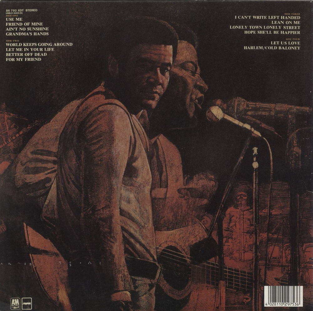 Bill Withers Live At Carnegie Hall German 2-LP vinyl record set (Double LP Album)