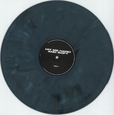 Billie Eilish Hit Me Hard And Soft - Eco Mix Blue Marble Vinyl + Autogrpahed Print UK vinyl LP album (LP record) 0NRLPHI881384