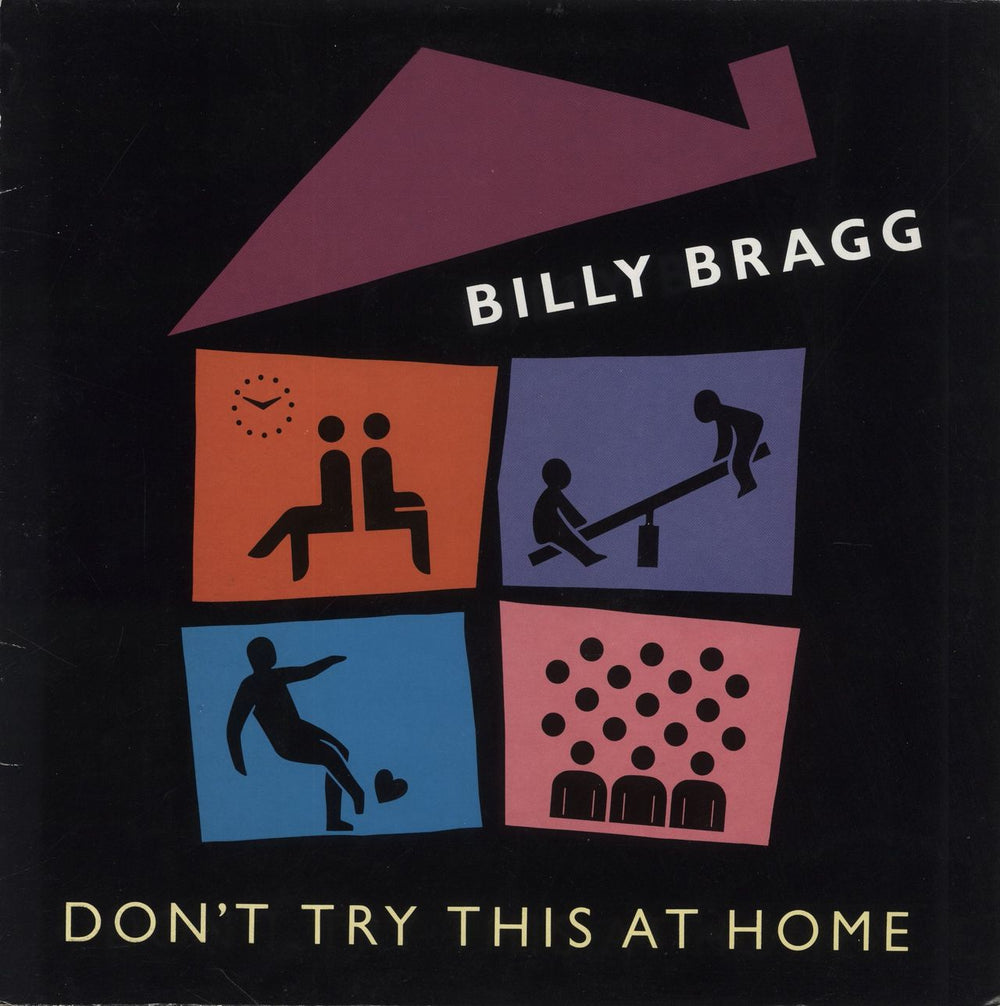 Billy Bragg Don't Try This At Home - VG UK 2-LP vinyl record set (Double LP Album) 828279-1