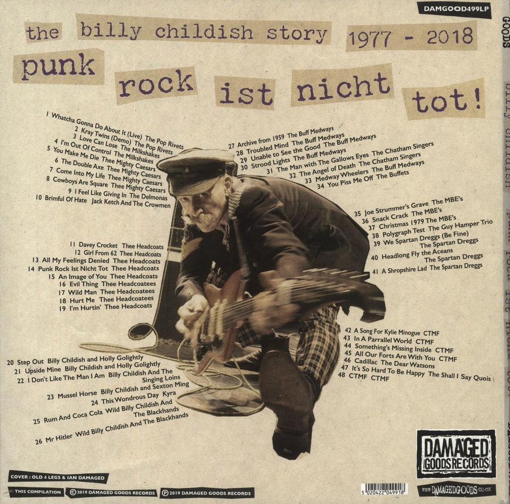 Billy Childish Punk Rock Ist Nicht Tot! The Billy Childish Story 1977 - 2018 UK 3-LP vinyl record set (Triple LP Album) 5020422049918