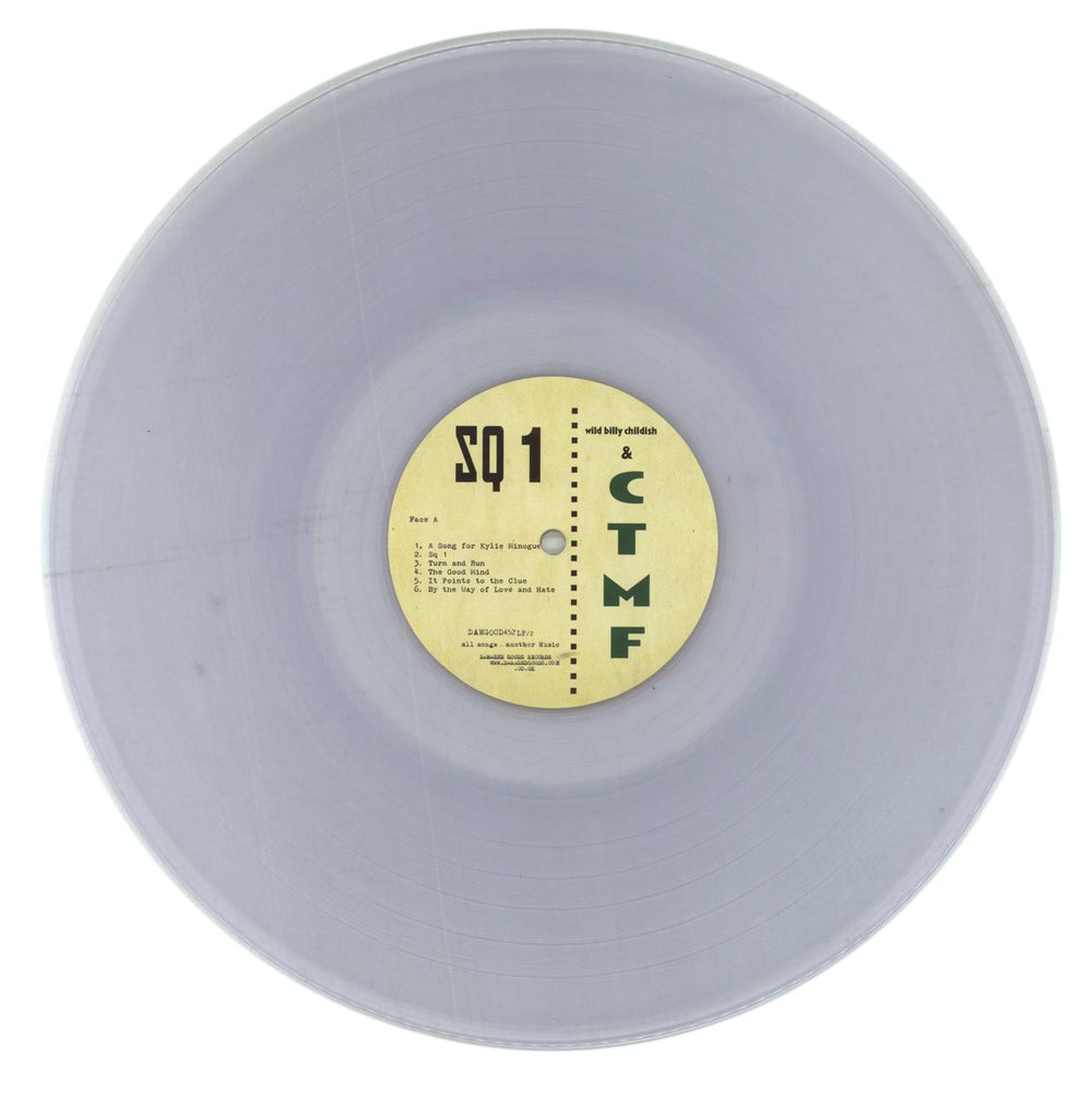 Billy Childish SQ1 - Clear Vinyl UK vinyl LP album (LP record) BLCLPSQ859451