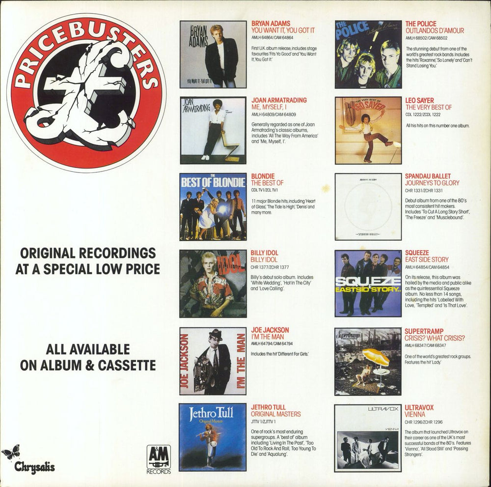 Billy Idol Billy Idol - 1st UK vinyl LP album (LP record)