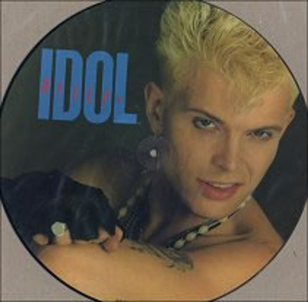 Billy Idol Rebel Yell UK 12" vinyl picture disc (12 inch picture record) IDOLP6