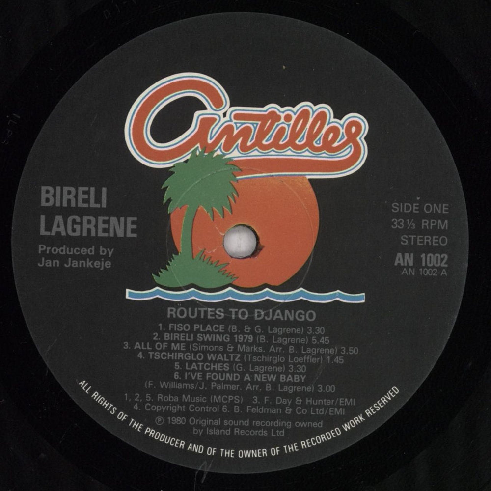 Bireli Lagrene Routes To Django UK vinyl LP album (LP record) B61LPRO841850