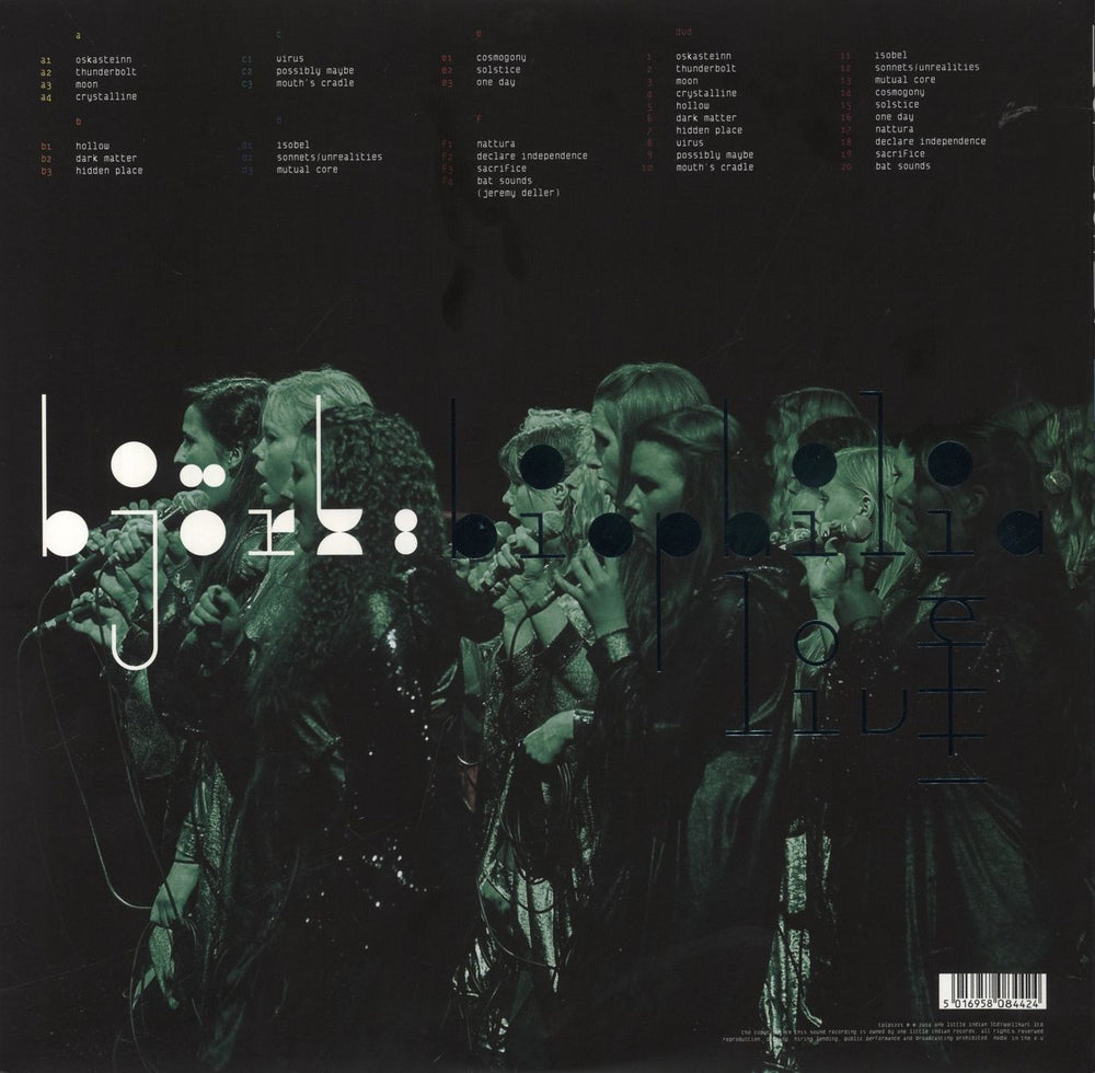 Björk Biophilia Live - The Audiovisual Package UK 3-LP vinyl record set (Triple LP Album)