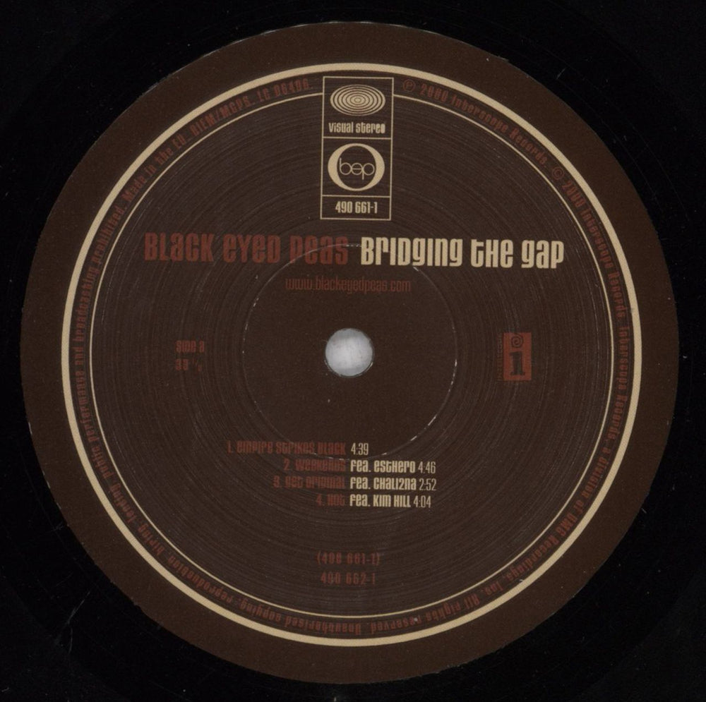 Black Eyed Peas Bridging The Gap UK 2-LP vinyl record set (Double LP Album) BPE2LBR841961