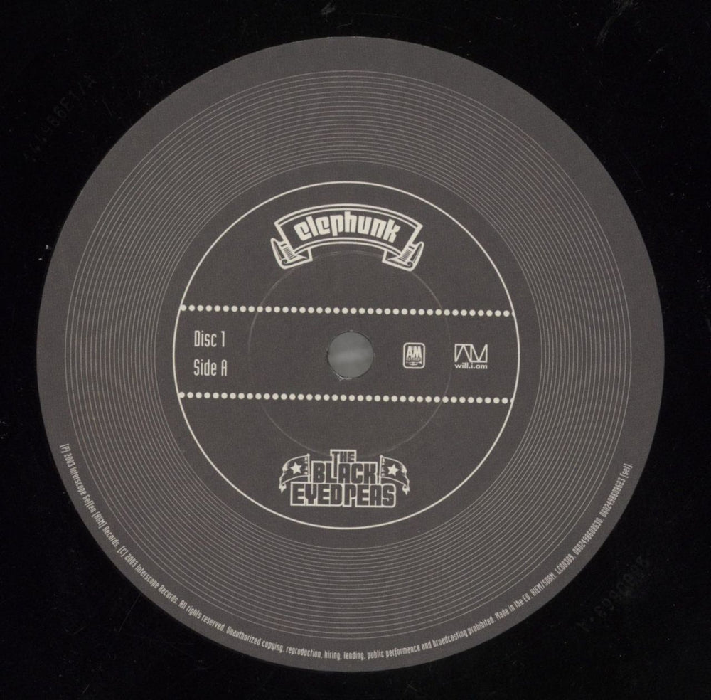 Black Eyed Peas Elephunk - 180gm [2016] UK 2-LP vinyl record set (Double LP Album) BPE2LEL857502