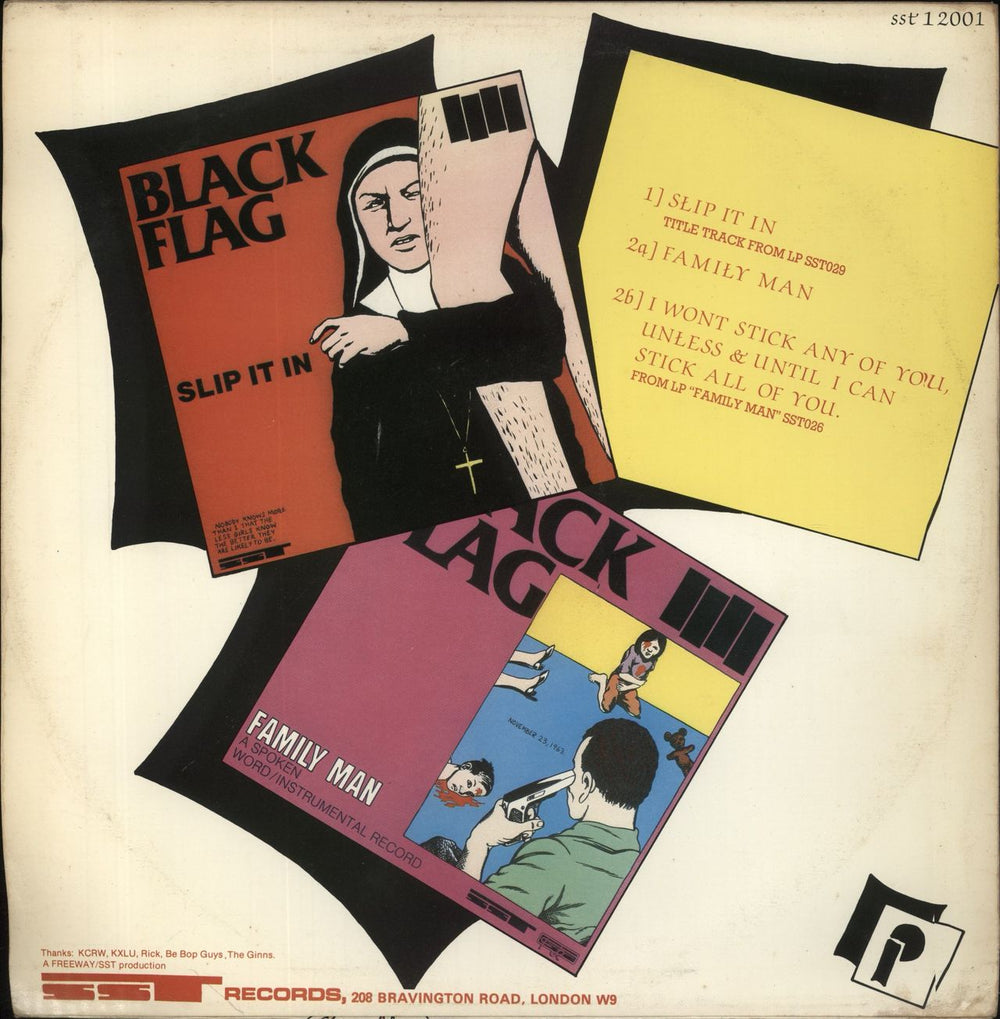 Black Flag Keep It In The Family UK 12" vinyl single (12 inch record / Maxi-single)