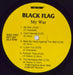 Black Flag My War - 1st - EX US vinyl LP album (LP record) BD7LPMY829342