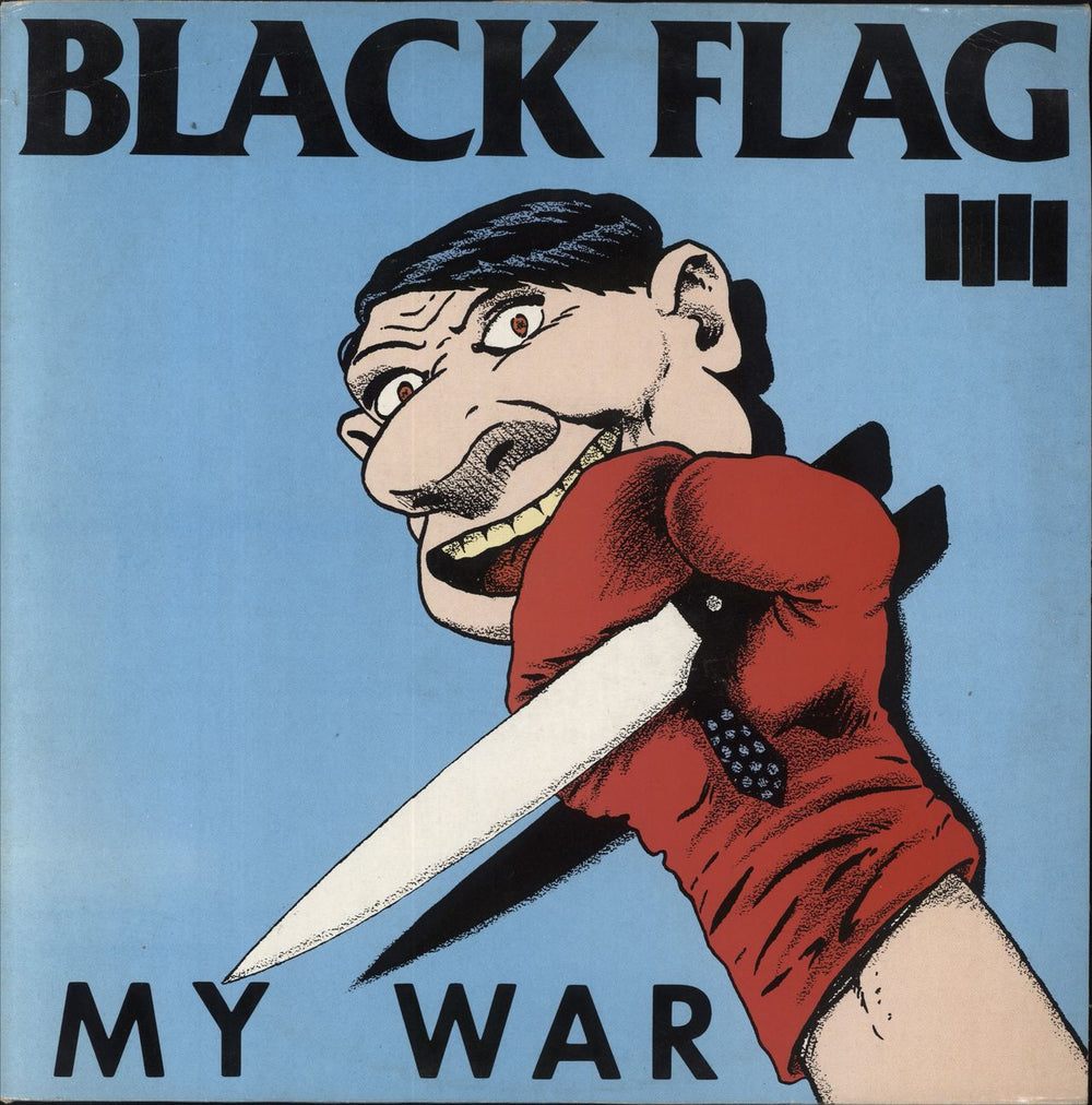 Black Flag My War - 1st - Misprint - VG UK vinyl LP album (LP record) SST023