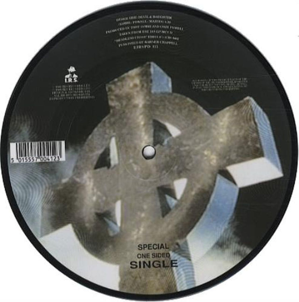 Black Sabbath Devil And Daughter UK 7" vinyl picture disc (7 inch picture disc single) BLK7PDE00814