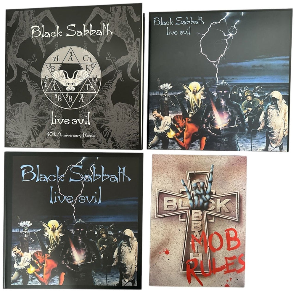 Black Sabbath Live Evil: Super Deluxe Edition UK Vinyl Box Set BLKVXLI861196