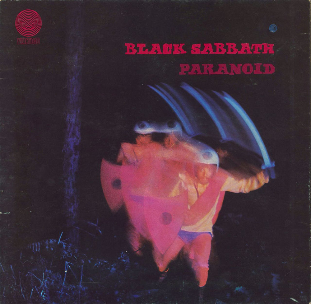 Black Sabbath Paranoid - 2nd - VG UK vinyl LP album (LP record) 6360011