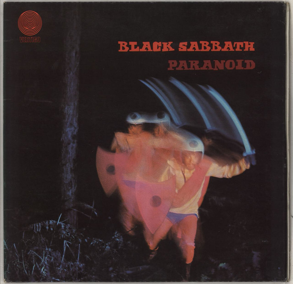 Black Sabbath Paranoid - 3rd - EX UK vinyl LP album (LP record) 6360011