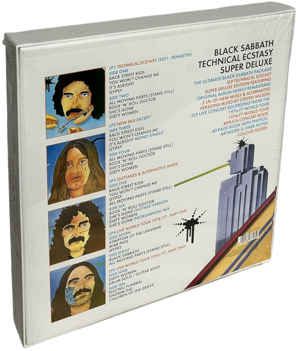Black Sabbath Technical Ecstasy - Super Deluxe 5LP Edition UK Vinyl Box Set 4050538677232