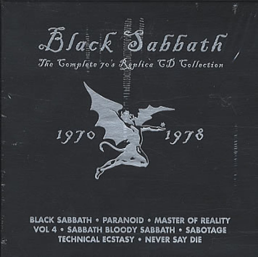 Black Sabbath The Complete '70s Replica CD Collection - Numbered UK CD Album Box Set CMXBX305