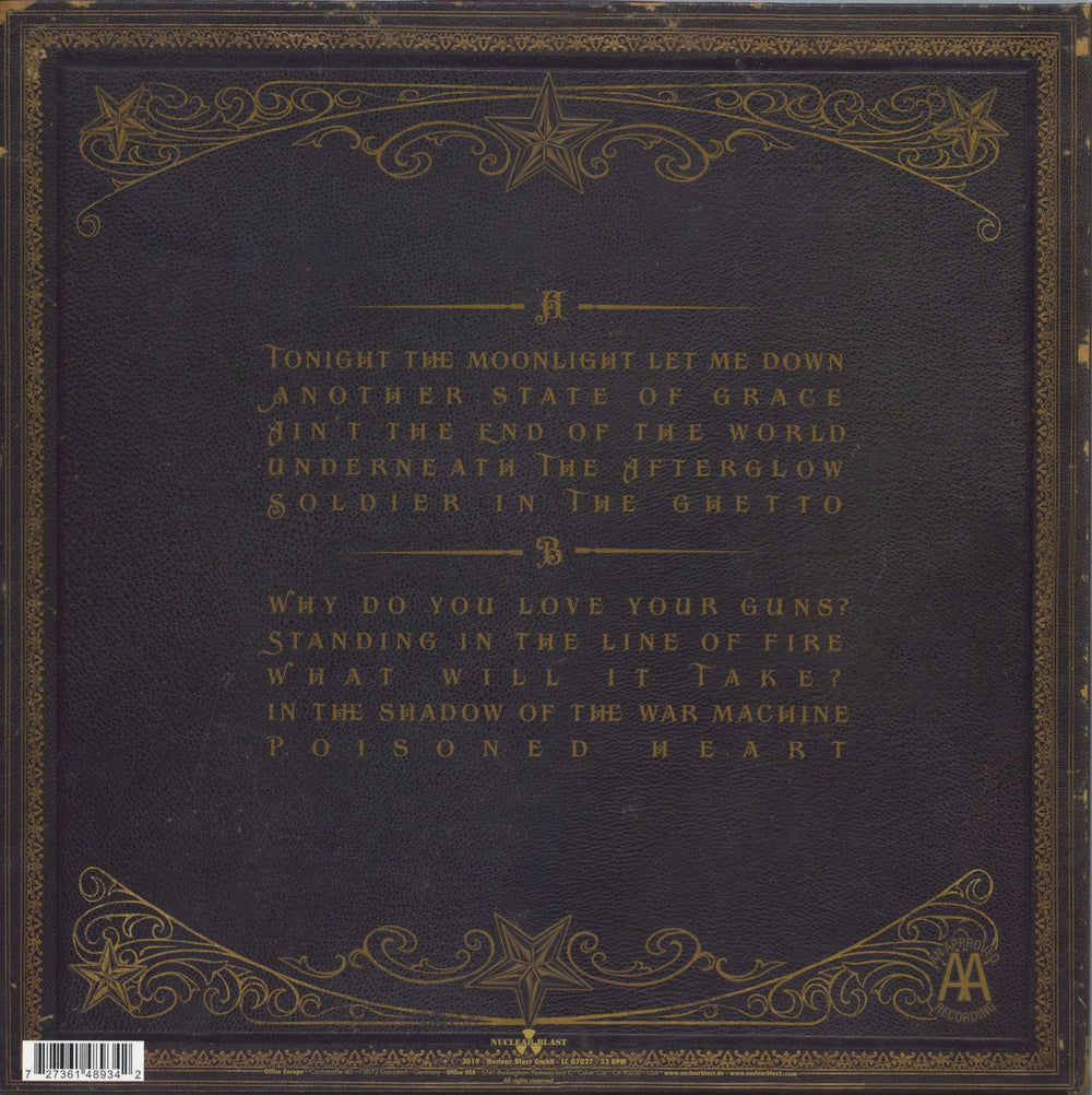 Black Star Riders Another State Of Grace UK picture disc LP (vinyl picture disc album) 727361489342